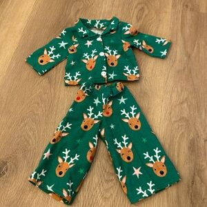 18-inch Doll Flannell Christmas PJs